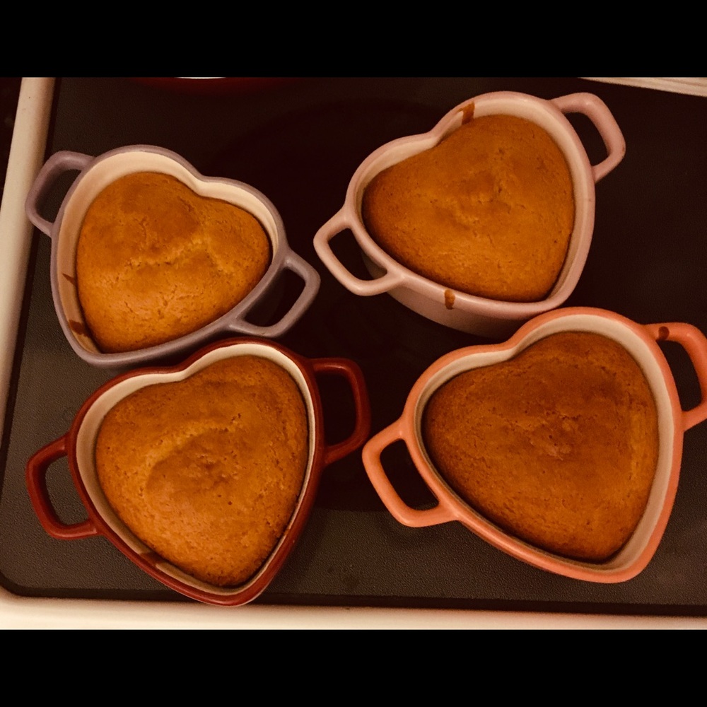 ❤️🆕MARTHA STEWART COLLECTION 4-pc Heart Cocottes - Picture 9 of 9